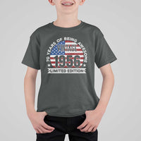 70th Birthday T Shirt For Kid Vintage 1956 70 Year Old Birthday American Flag