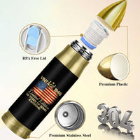 80th Birthday Bullet Tumbler Vintage 1946 Limited Edition 80 Year Old Birthday USA Flag