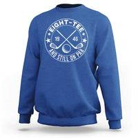 80th Birthday Golf Sweatshirt Vintage 1946 Eight Tee And Still On Par Golf Lover Gift