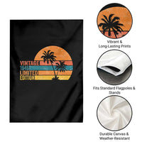 Vintage 1946 Limited Edition Garden Flag Retro Sunset 80th Birthday 80 Year Old Gifts