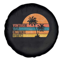 Vintage 1946 Limited Edition Spare Tire Cover Retro Sunset 80th Birthday 80 Year Old Gifts