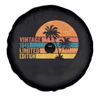 Vintage 1946 Limited Edition Spare Tire Cover Retro Sunset 80th Birthday 80 Year Old Gifts