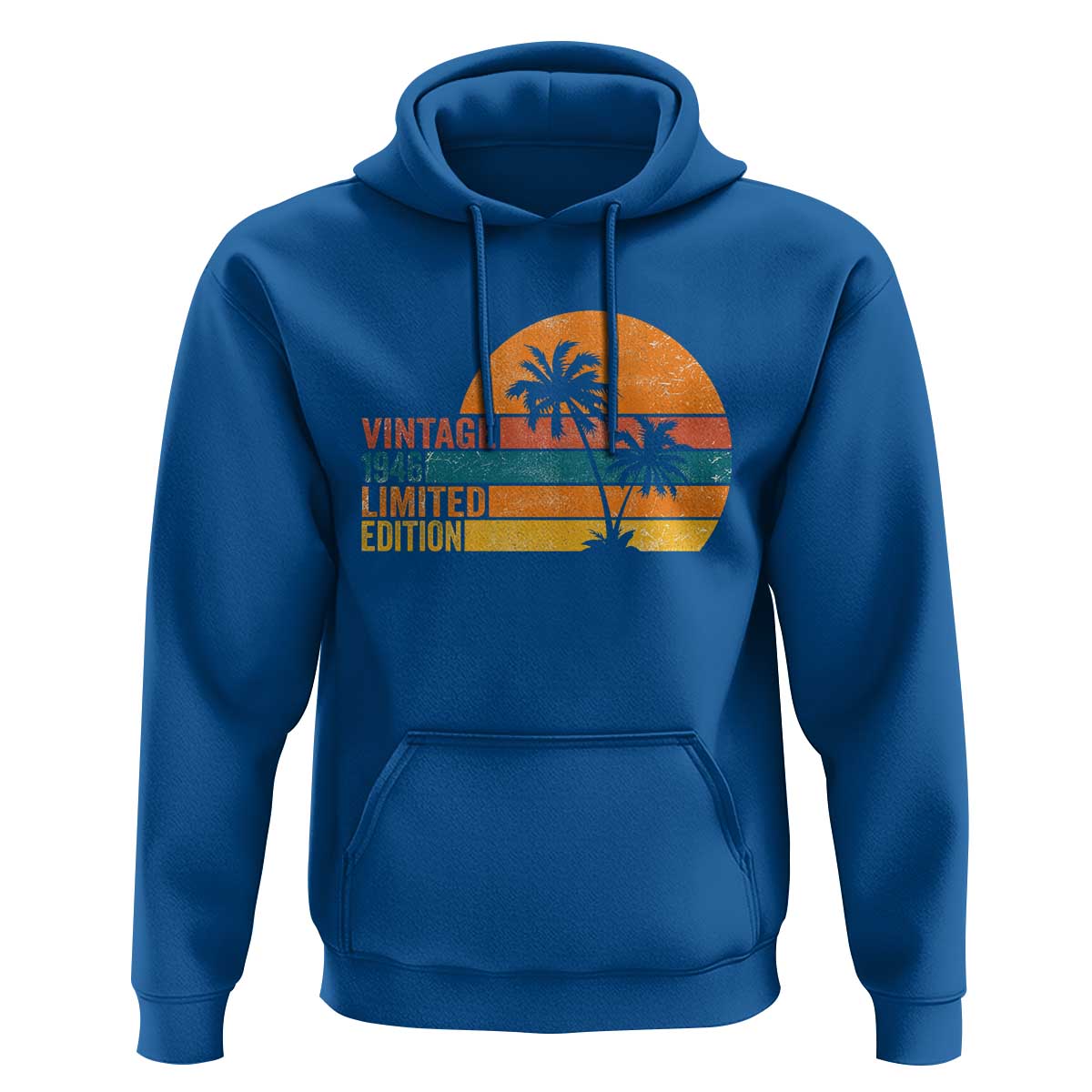 Vintage 1946 Limited Edition Hoodie Retro Sunset 80th Birthday 80 Year Old Gifts