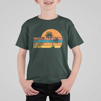 Vintage 1946 Limited Edition T Shirt For Kid Retro Sunset 80th Birthday 80 Year Old Gifts