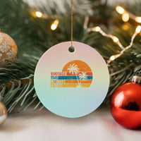 Vintage 1946 Limited Edition Ceramic Ornament Retro Sunset 80th Birthday 80 Year Old Gifts
