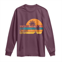 Vintage 1946 Limited Edition Long Sleeve Shirt Retro Sunset 80th Birthday 80 Year Old Gifts