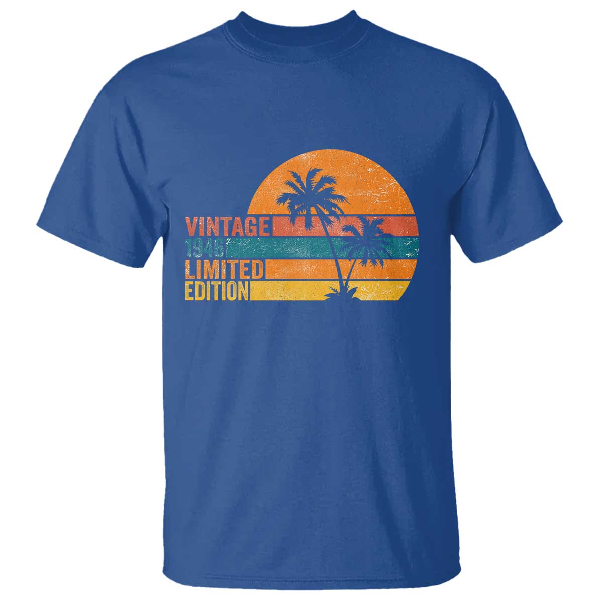 Vintage 1946 Limited Edition T Shirt Retro Sunset 80th Birthday 80 Year Old Gifts