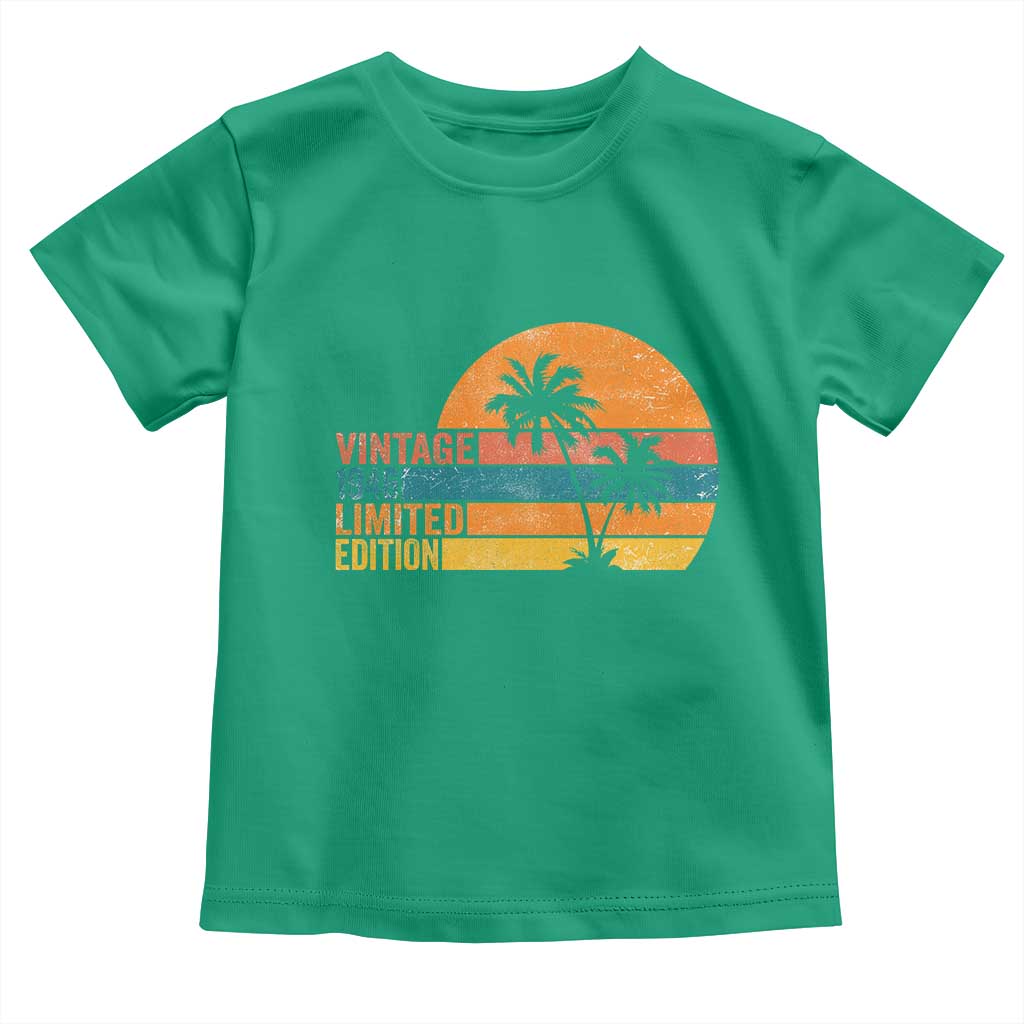 Vintage 1946 Limited Edition Toddler T Shirt Retro Sunset 80th Birthday 80 Year Old Gifts