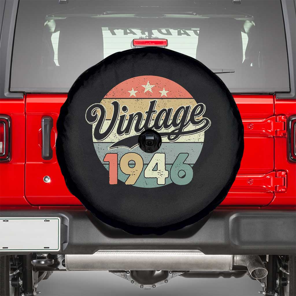 Vintage 1946 Spare Tire Cover 80 Year Old 80th Birthday Gifts