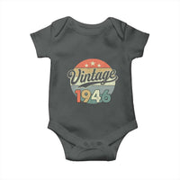 Vintage 1946 Baby Onesie 80 Year Old 80th Birthday Gifts
