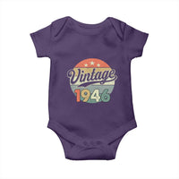 Vintage 1946 Baby Onesie 80 Year Old 80th Birthday Gifts