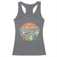 Vintage 1946 Racerback Tank Top 80 Year Old 80th Birthday Gifts