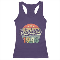 Vintage 1946 Racerback Tank Top 80 Year Old 80th Birthday Gifts