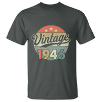 Vintage 1946 T Shirt 80 Year Old 80th Birthday Gifts