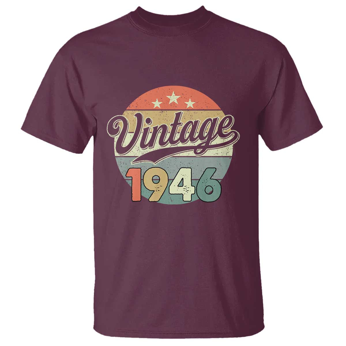 Vintage 1946 T Shirt 80 Year Old 80th Birthday Gifts