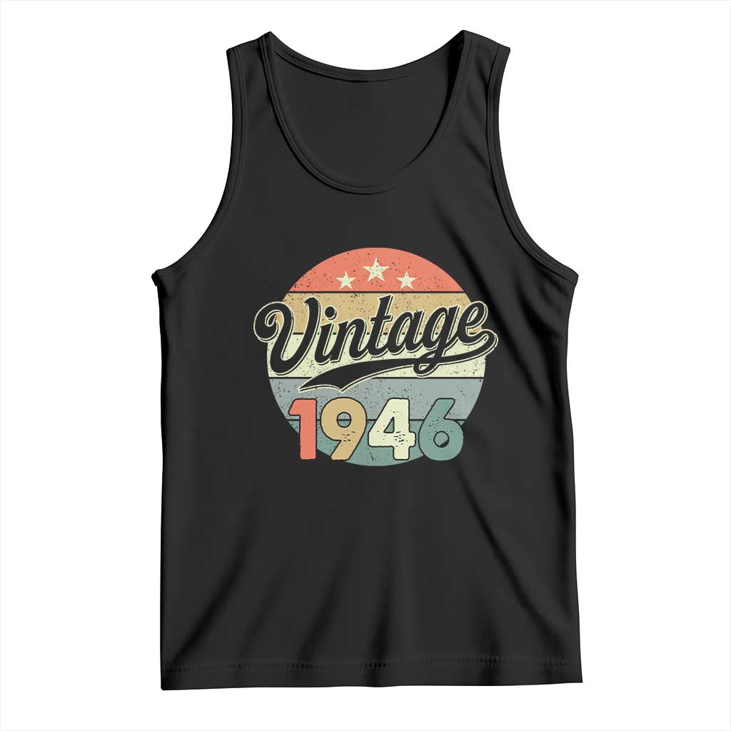 Vintage 1946 Tank Top 80 Year Old 80th Birthday Gifts