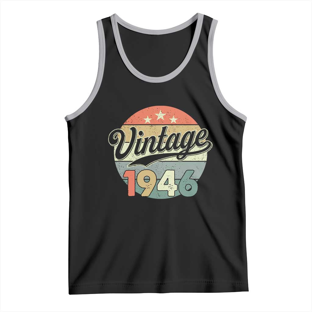 Vintage 1946 Tank Top 80 Year Old 80th Birthday Gifts