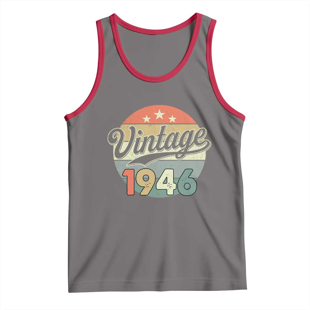 Vintage 1946 Tank Top 80 Year Old 80th Birthday Gifts