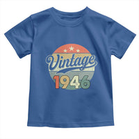 Vintage 1946 Toddler T Shirt 80 Year Old 80th Birthday Gifts