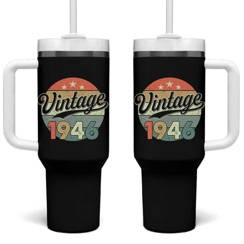 Vintage 1946 Tumbler With Handle 80 Year Old 80th Birthday Gifts