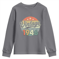 Vintage 1946 Youth Sweatshirt 80 Year Old 80th Birthday Gifts