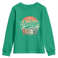 Vintage 1946 Youth Sweatshirt 80 Year Old 80th Birthday Gifts