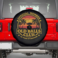 Funny 50th Birthday Spare Tire Cover Retro Old Balls Club Gag Gift