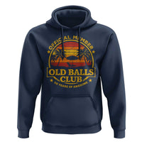 Funny 50th Birthday Hoodie Retro Old Balls Club Gag Gift