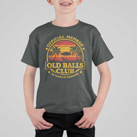 Funny 50th Birthday T Shirt For Kid Retro Old Balls Club Gag Gift