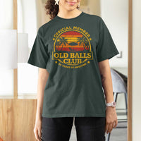 Funny 50th Birthday T Shirt For Women Retro Old Balls Club Gag Gift