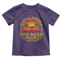 Funny 50th Birthday Toddler T Shirt Retro Old Balls Club Gag Gift