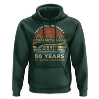 Funny 50th Birthday Hoodie Retro Old Balls Club 50 Years Of Awesome Gag Gift