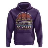 Funny 50th Birthday Hoodie Retro Old Balls Club 50 Years Of Awesome Gag Gift