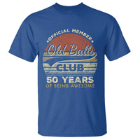 Funny 50th Birthday T Shirt Retro Old Balls Club 50 Years Of Awesome Gag Gift