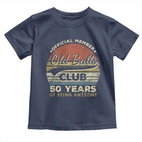 Funny 50th Birthday Toddler T Shirt Retro Old Balls Club 50 Years Of Awesome Gag Gift