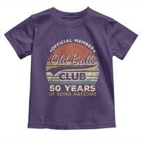 Funny 50th Birthday Toddler T Shirt Retro Old Balls Club 50 Years Of Awesome Gag Gift