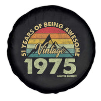51th Birthday Spare Tire Cover Vintage 1975 Limited Edition 51 Years Old Gift