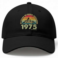 51th Birthday Baseball Cap Vintage 1975 Limited Edition 51 Years Old Gift