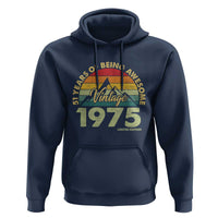 51th Birthday Hoodie Vintage 1975 Limited Edition 51 Years Old Gift