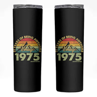 51th Birthday Skinny Tumbler Vintage 1975 Limited Edition 51 Years Old Gift