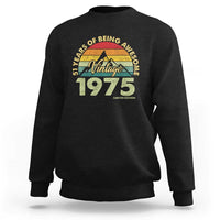 51th Birthday Sweatshirt Vintage 1975 Limited Edition 51 Years Old Gift