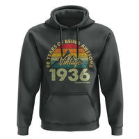 90th Birthday Hoodie Vintage 1936 Limited Edition 90 Year Old Gift