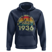 90th Birthday Hoodie Vintage 1936 Limited Edition 90 Year Old Gift