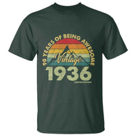 90th Birthday T Shirt Vintage 1936 Limited Edition 90 Year Old Gift