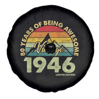 80th Birthday Spare Tire Cover Vintage 1946 Limited Edition 80 Year Old Gift