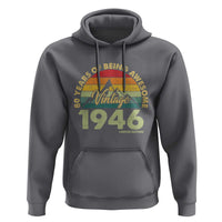 80th Birthday Hoodie Vintage 1946 Limited Edition 80 Year Old Gift