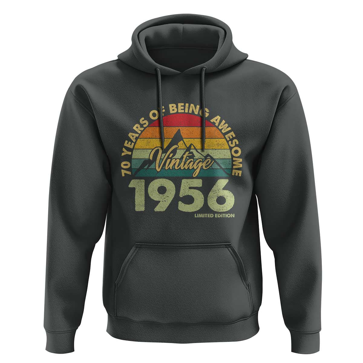 70th Birthday Hoodie Vintage 1956 Limited Edition 70 Year Old Gift