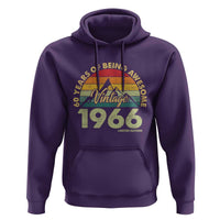 60th Birthday Hoodie Vintage 1966 Limited Edition 60 Year Old Gift