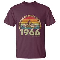 60th Birthday T Shirt Vintage 1966 Limited Edition 60 Year Old Gift