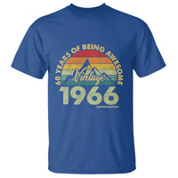 60th Birthday T Shirt Vintage 1966 Limited Edition 60 Year Old Gift
